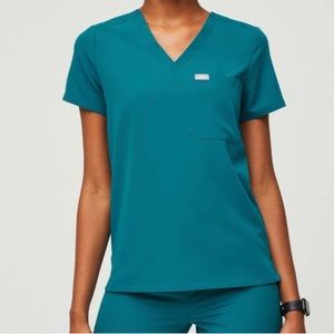 FIGS Scrub Set-Pacific Blue